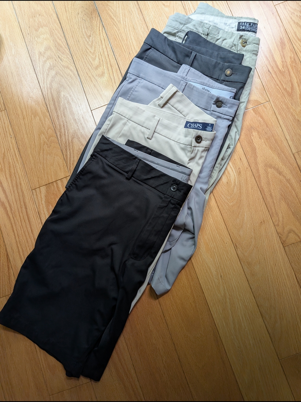 Callaway Men's Athletic Shorts - Black, Light Gray, Khaki